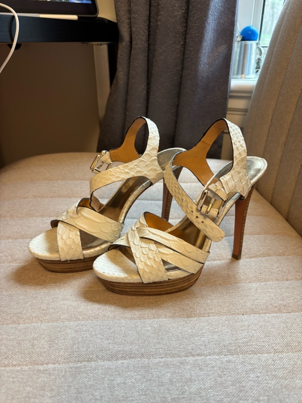 Coach Platform High Heel Sandals